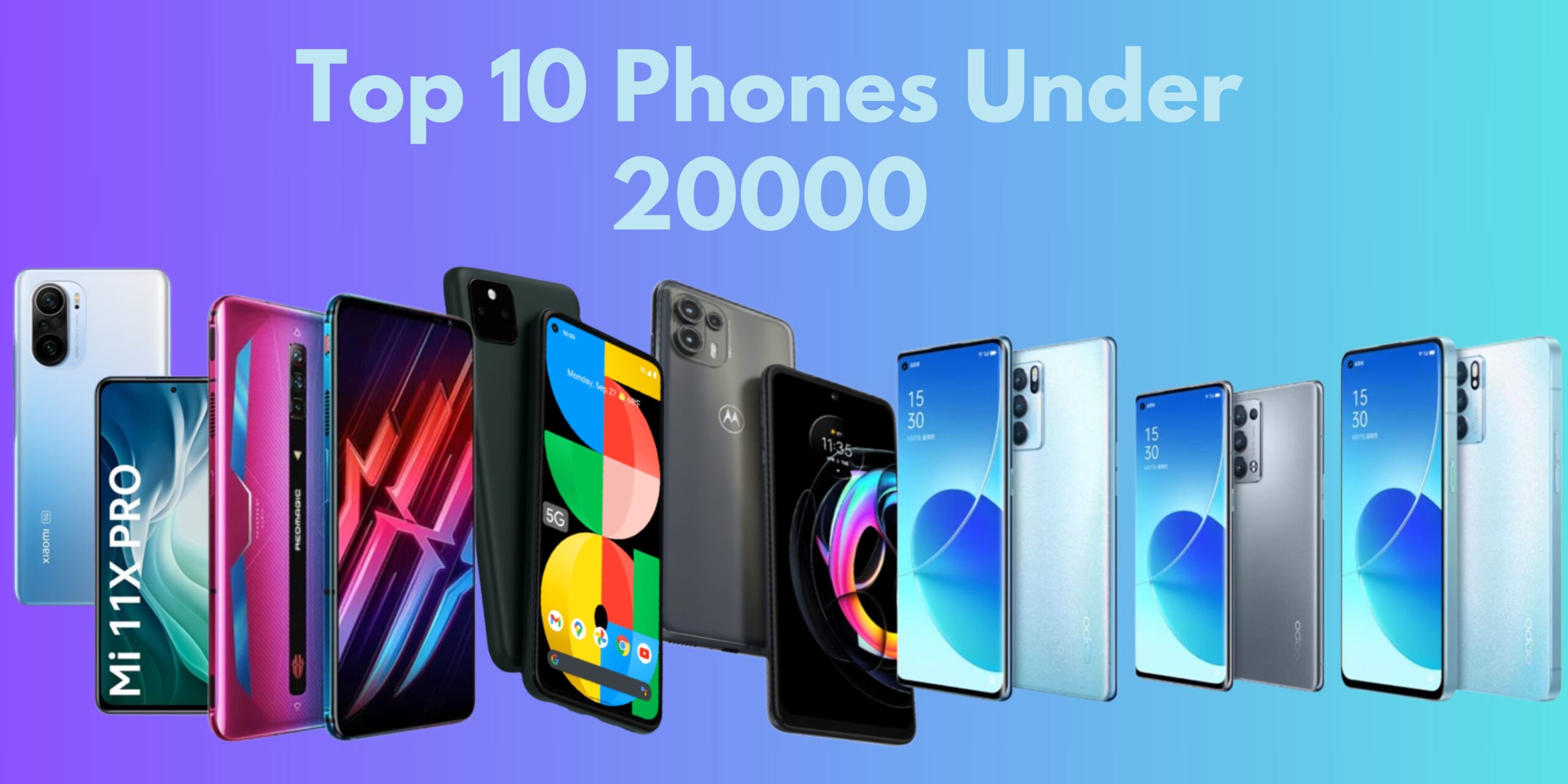 Top 10 phones under 20000